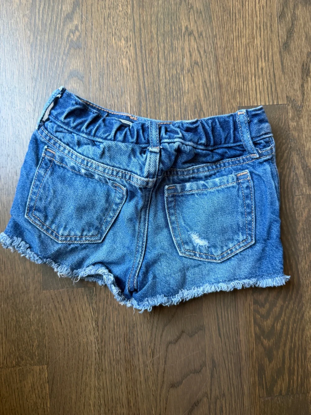 GAP Kids Distressed Blue Denim Cutoff Shorts